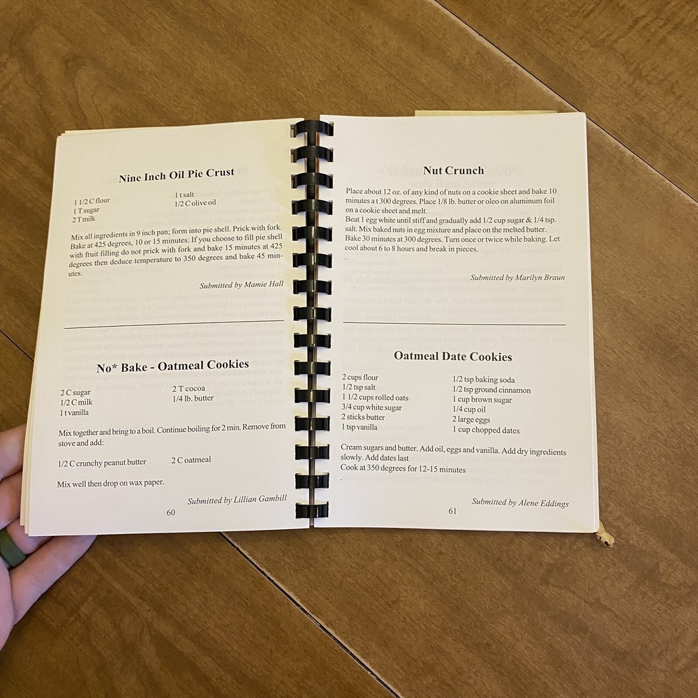 Hulbert Friends Of The Library Oklahoma Cookbook Lets Get Cookin Spiral Bound - Picture 3 of 4